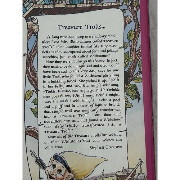 Ace Novelty Treasure Trolls Fire Chief In Original Box 1991 - Picture 6 of 7